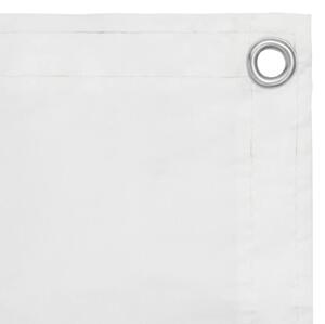 VidaXL Balkonski zastor bijeli 75 x 500 cm od tkanine Oxford