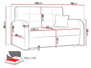 Zondo.hr Sofa Carivia Gold II (bež). 1121991
