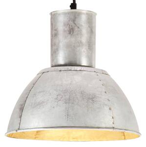 VidaXL Viseća svjetiljka 25 W srebrna okrugla 28,5 cm E27