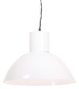 VidaXL Viseća svjetiljka 25 W bijela okrugla 48 cm E27