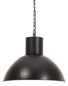 VidaXL Viseća svjetiljka 25 W crna okrugla 48 cm E27