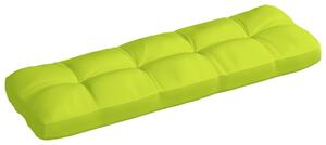 VidaXL Jastuk za sofu od paleta jarko zeleni 120 x 40 x 10 cm