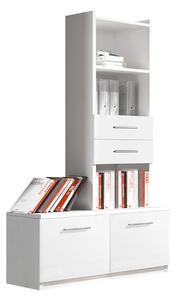 Zondo.hr Regal Paralia PD4 (bijela + bijela sjajna). 1122796