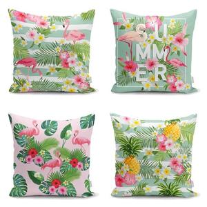 Set od 4 jastučnice Minimalist Cushion Covers Naturia, 45 x 45 cm