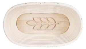 Košarica za kruh od ratana Orion Klas, 26 x 13 cm