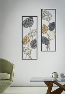 Metalna viseća dekoracija s uzorkom lišća Mauro Ferretti Ory -B-, 31 x 90 cm