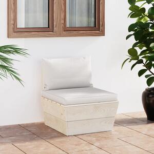VidaXL Srednja vrtna sofa od paleta od impregnirane smrekovine