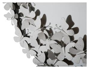 Zidno ogledalo u srebrnoj boji Mauro Ferretti Round Silver, ø 74 cm