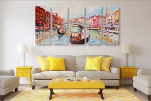 5-dijelna slika venecijanska gondola