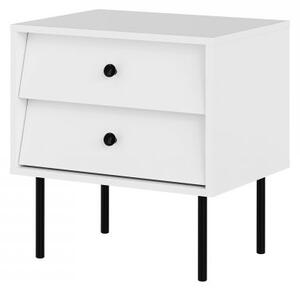 Zondo.hr Set noćnih stolića (2 kom.) Aurezzo 150 (bijela). 1121821