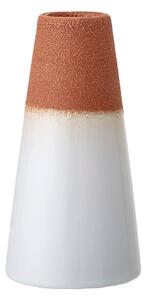 Bijelo-narančasta vaza od kamenine Bloomingville Volcano