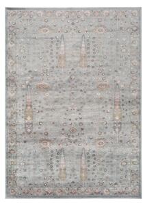 Sivi tepih od viskoze Universal Lara Ornament, 60 x 110 cm