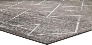 Sivi tepih od viskoze Universal Belga, 70 x 220 cm