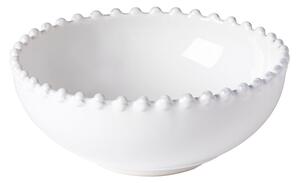 Bijela zdjela od kamenine Costa Nova Pearl, ⌀ 15 cm