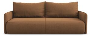 Narančasta sklopiva/s prostorom za odlaganje sofa 216 cm Nanea – Makamii