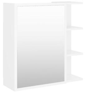 VidaXL Kupaonski ormarić s ogledalom bijeli 62,5 x 20,5 x 64 cm drveni
