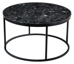Stolić za kavu od crnog granita RGE Black Crystal, ⌀ 85 cm