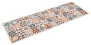 VidaXL Kuhinjski tepih sa šarenim mozaikom perivi 60 x 300 cm