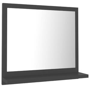 VidaXL Kupaonsko ogledalo crno 40 x 10,5 x 37 cm konstruirano drvo