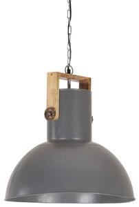 VidaXL Industrijska viseća svjetiljka 25 W siva okrugla 52 cm E27