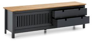 Sivi drveni stol za TV Marckeric Bruna