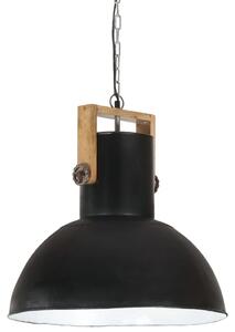 VidaXL Industrijska viseća svjetiljka 25 W crna okrugla 52 cm E27