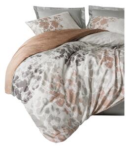 Sivo-bež posteljina za bračni krevet/za produženi krevet od pamučnog satena 240x220 cm Blatt – Mijolnir