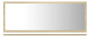 VidaXL Kupaonsko ogledalo bijelo i boja hrasta 90x10,5x37 cm iverica