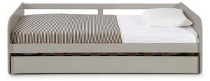Sivi krevet s dodatnim krevetom na izvlačenje Marckeric Redona, 90 x 190 cm