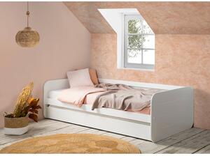 Bijeli dječji krevetić s krevetom na razvlačenje Marckeric Redona, 90 x 190 cm