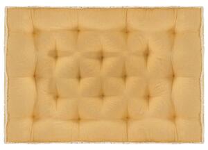 VidaXL Jastuk za sofu od paleta žuti 120 x 80 x 10 cm