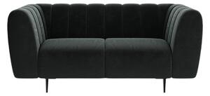 Tamnosiva baršunasta sofa Ghado Shel, 170 cm