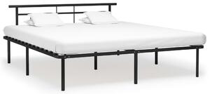 VidaXL Okvir za krevet crni metalni 200 x 200 cm