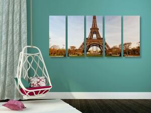 5-dijelna slika slavni Eiffelov toranj
