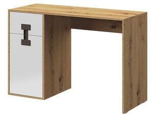 Zondo.hr PC stolić Marcel TE1 (hrast artisan + bijeli sjaj). 1123094