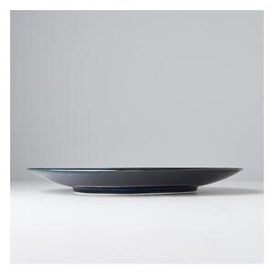 Plavi keramički tanjur MIJ Copper Swirl, ø 29 cm
