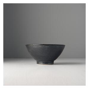 Crno-siva keramička zdjela MIJ Pearl, ø 16 cm