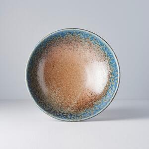 Bež-plava keramička zdjela za ramen MIJ Earth & Sky, ø 25 cm