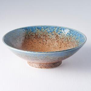 Bež-plava keramička zdjela za ramen MIJ Earth & Sky, ø 25 cm