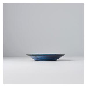 Plavi keramički tanjur MIJ Indigo, ø 17 cm