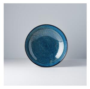 Plavi keramički duboki tanjur MIJ Indigo, ø 21 cm