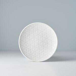 Bijeli keramički tanjur MIJ Star, ø 20 cm