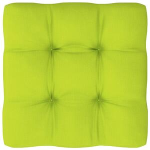 VidaXL Jastuk za sofu od paleta jarko zeleni 60 x 60 x 10 cm