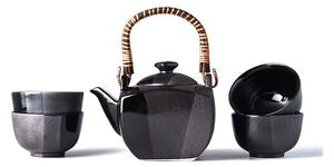 Crni set za čaj MIJ Gunmetal