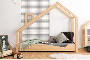 Krevet kućica od borovine Adeko Luna Adra, 90 x 200 cm