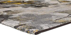 Žuto-sivi tepih Universal Bukit Mustard, 140 x 200 cm