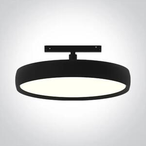 CRNA LED PLAFONJERA ZA MAGNETNE ŠINE 30W CCT 48V IP20 UGR19 MINI/P&P DM42146/B/V