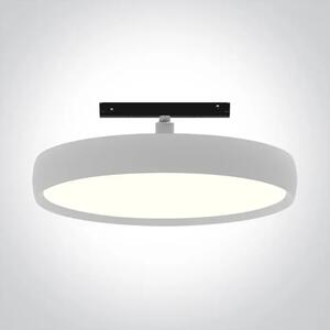 BIJELA LED PLAFONJERA ZA MAGNETNE ŠINE 30W CCT 48V IP20 UGR19 MINI/P&P DM42146/W/V