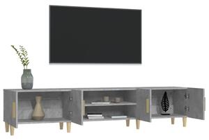 TV ormarić boja betona 180x31,5x40 cm od konstruiranog drva
