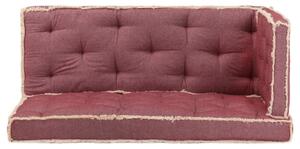 VidaXL 3-dijelni set jastuka za sofu od paleta boja burgundca